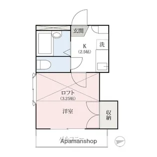 GーFLAT日吉町【203号室】の間取り
