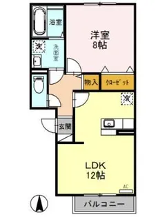 ルミエール【3階】の間取り