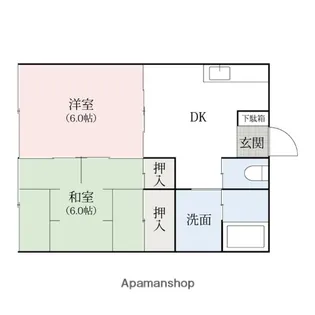 メゾン清里二番館A【2階】の間取り