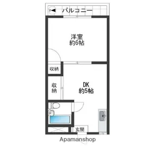 JOYハイツ【403号室】の間取り