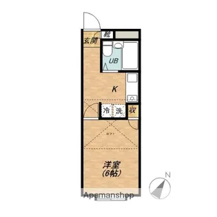 ベルピアドリーム時沢【202号室】の間取り