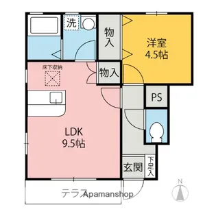 群馬県前橋市青柳町【アパート】の間取り
