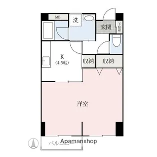 メゾン双葉【403号室】の間取り