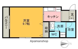 ラズベリーハウス【1階】の間取り
