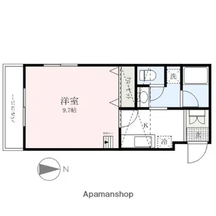 ラズベリーハウス【2階】の間取り