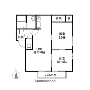 リビエラABC【1階】の間取り