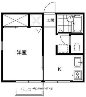 ツインズハウス【102号室】の間取り