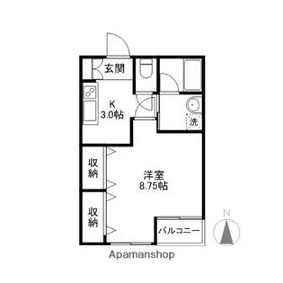 YMパーク622【1階】の間取り