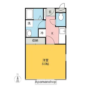 パルプラザ【2階】の間取り