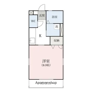 群馬県前橋市天川町【アパート】の間取り