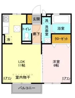 ポレール【1階】の間取り