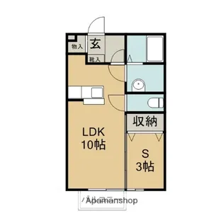 アメニティーAB【2階】の間取り