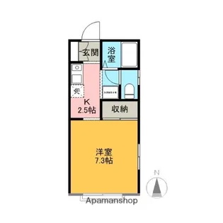 第2ロイヤル大嶋【2階】の間取り