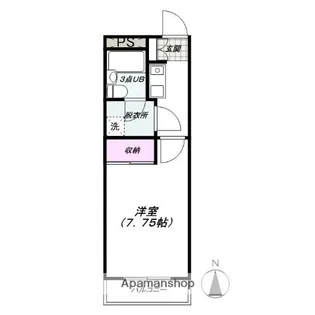 ビエント榛名【205号室】の間取り
