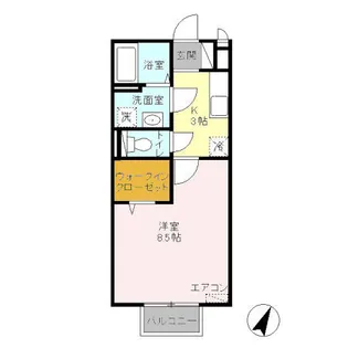 モアクレストF Ⅱ【2階】の間取り