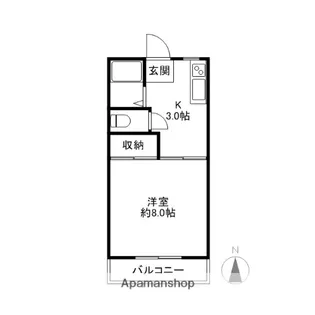 エステート静AB【2階】の間取り