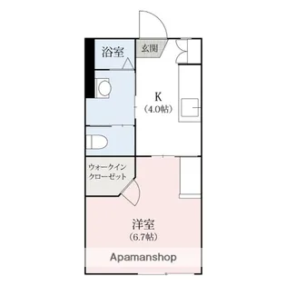 エステート静AB【1階】の間取り