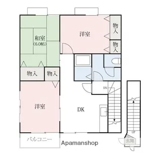 ヴェルドミールB【201号室】の間取り