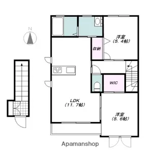 アーク パラシオン【2階】の間取り