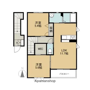 アーク パラシオン【2階】の間取り