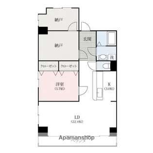 インクリースフィールド【1階】の間取り