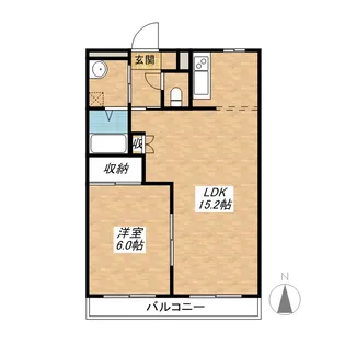 ベル・グラース T【1階】の間取り