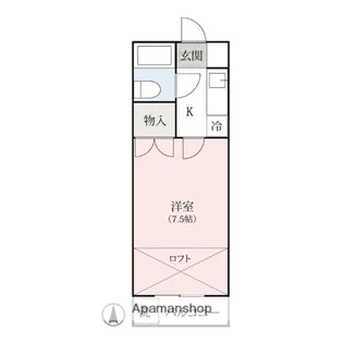 群馬県前橋市元総社町【アパート】の間取り