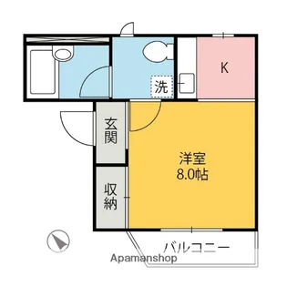 市川建設第2ビル【2階】の間取り