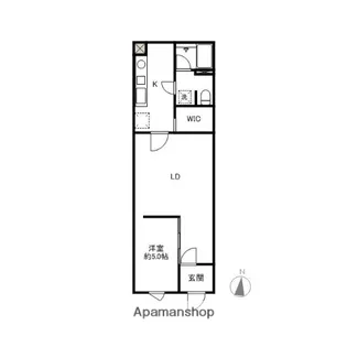 ソレッジ【1階】の間取り