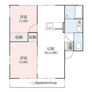 フォレスト【201号室】の間取り