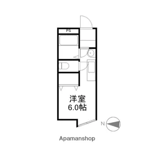 ハーモニーキュウブ前橋B【301号室】の間取り