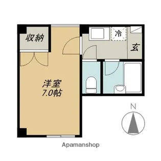 プラティークハイツ【3-F号室】の間取り