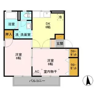 サニーヒル鳥羽【2階】の間取り
