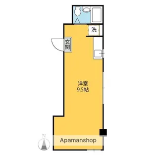 剣ビル【201号室】の間取り