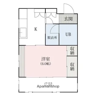 USビル【402号室】の間取り