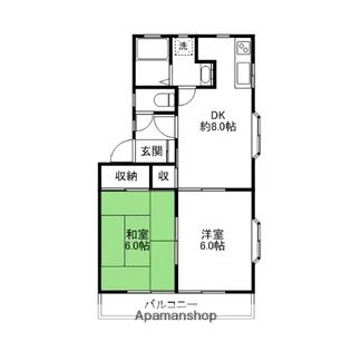 ΑNEXT前橋第2ABC【2階】の間取り