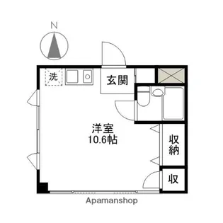 東亜ビル【401号室】の間取り