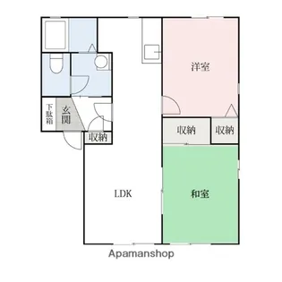 オークスC・D【2階】の間取り