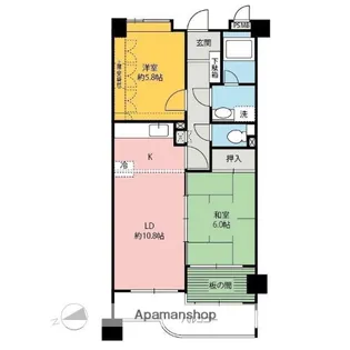 ウィンベルコーラス前橋第一【402号室】の間取り