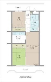 Mハイツ【2階】の間取り