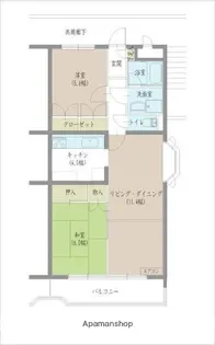 Mハイツ【3階】の間取り