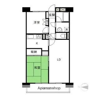 ダイアパレスピュアステージ新前橋【8階】の間取り