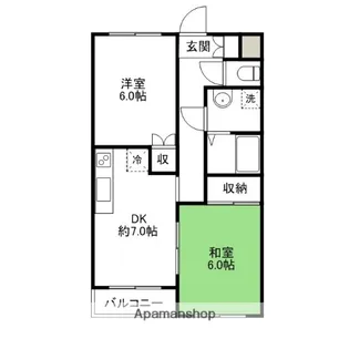 ΑNEXT上小出第一【4階】の間取り