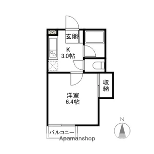 シティハイツセントポーリア【1階】の間取り