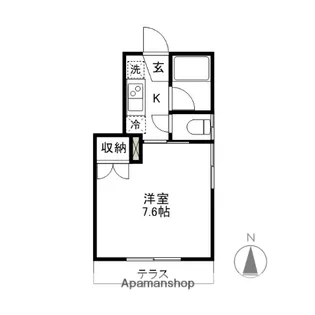 BBALOGE−EDA【1階】の間取り