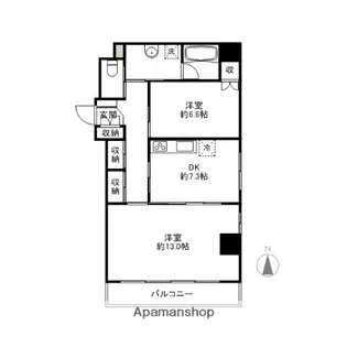 ピアビル【6階】の間取り
