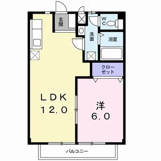 ガーデンヒルズⅢ【2階】の間取り