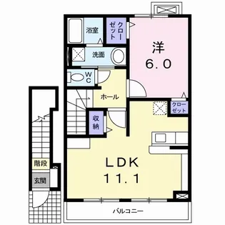 ガネーシャ G【2階】の間取り