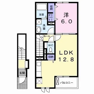 ドリームハイツA【2階】の間取り