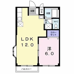 藤コーポ【205号室】の間取り